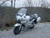 A picture of Joe's new Yamaha FJR motorcycle.